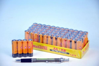 Baterie Ultra Prima R6/AA 1,5V 4ks ve folii zinkochloridové