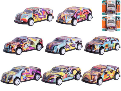 Auto sportovní 6,5 cm kov zpětný chod