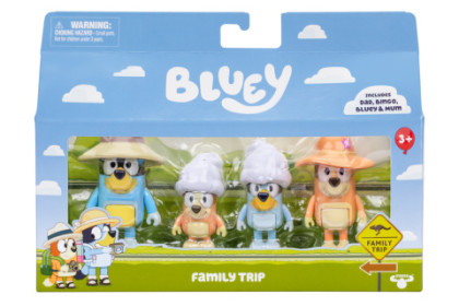 Rodinný výlet 4 figurky Bluey