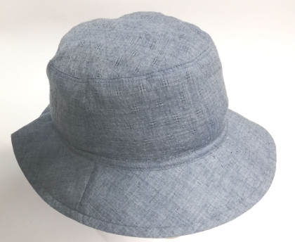 Dívčí plátěný klobouk modrý RDX