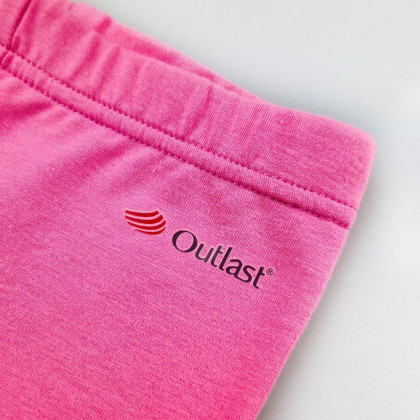 Kraťasy tenké ANGEL Outlast® UV 50+ Tm. růžová