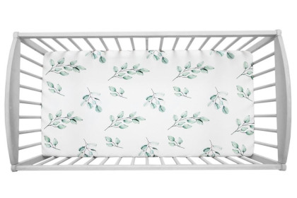 Prostěradlo Sleepee We Care Eukalyptus 120x60 cm Sleepee