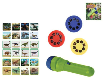 Dinoworld projektorová svítilna 11,5 cm 