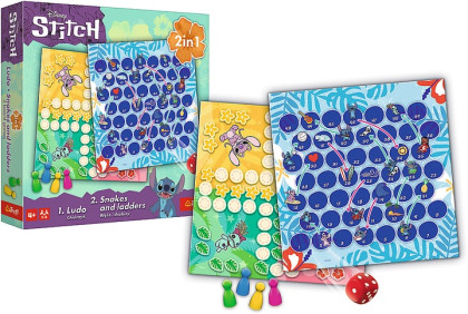 Soubor her 2v1 Člověče, nezlob se, Hadi a žebříky Lilo & Stitch