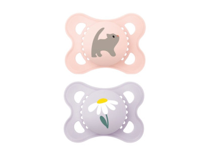 Šiditko Ortodonické Original 0 m+ Růžový/Fialový MAM