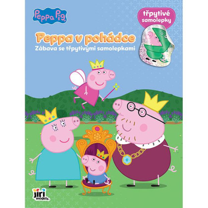 Zábava se třpytivými samolepkami Prasátko Peppa