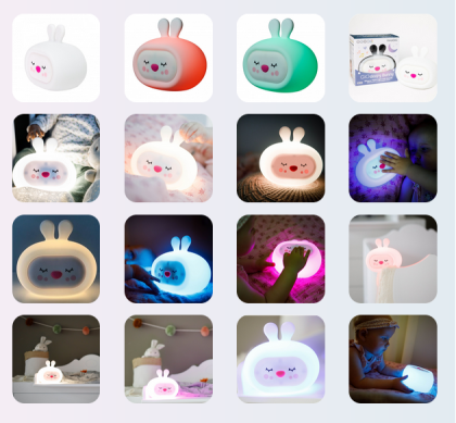 Lampička s melodiemi Sleepy Bunny