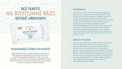 Bylinné vlhčené ubrousky s heřmánkem a aloe vera 56 ks Jackson reece