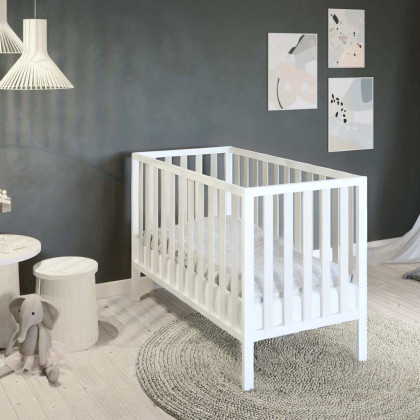 Postýlka Ivy 120 x 60 cm White Nanna