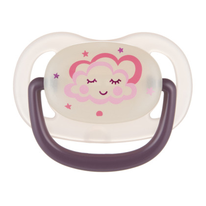 Dudlík svítící silikonový anatomický Night dreams 0 - 6 m, 1 ks Canpol babies