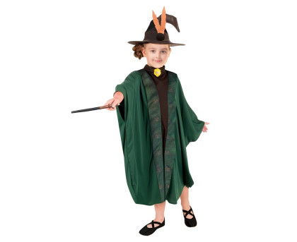 Kostým Kouzelník/Kouzelnice zelený 