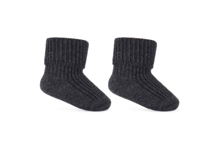 Kojenecké ponožky ohrnovací grafit Be Snazzy