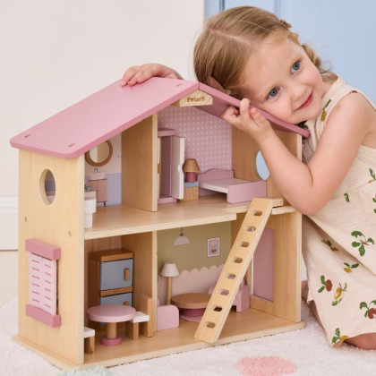 Dřevěný domeček pro panenky Viga