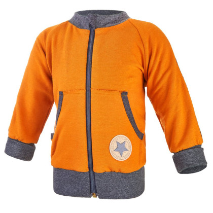 Mikina smyk rozepínací Outlast®medová