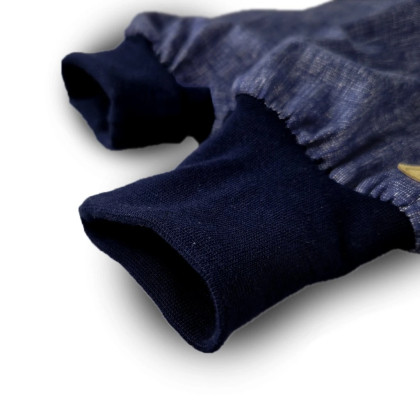 Kalhoty rostoucí denim vzor Little Angel