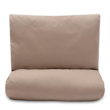 Bavlněný set do postýlky s výplní 90 x120 cm cappuccino New Baby