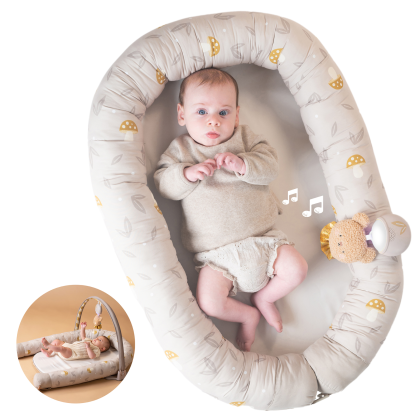 Hnízdo pro miminko s hrazdou Little Explorer Taf Toys