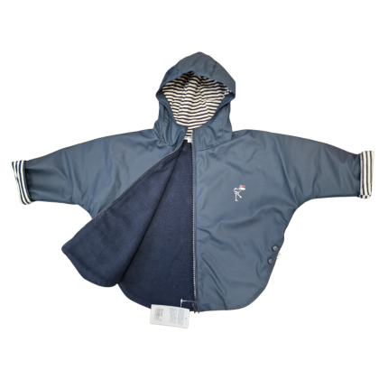 Podzimní bunda do deště námořnická modrá Česká výroba Babyservice