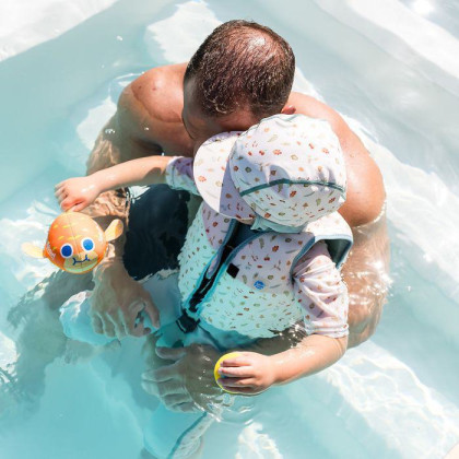 Dětská plovací vesta Go Splash s bezpečnostním páskem Little Acorns