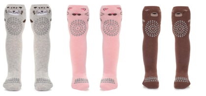 Dětské nadkolenky s protiskluzem ABS 1 pár Be Snazzy vel. 18 - 23