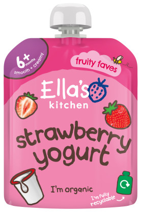 BIO Jahody s jogurtem 90 g Ella's Kitchen
