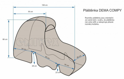 Pláštěnka Dema Compy Emitex
