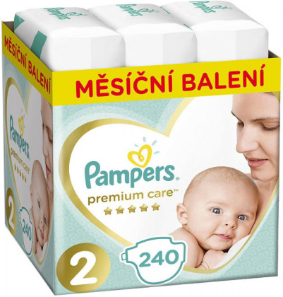 Premium Care 2 MINI 4-8 kg 240 ks Pampers
