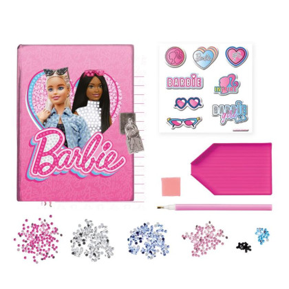 Diamantový deník Barbie Totum