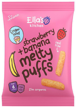 Ella's Kitchen BIO Křupky jahoda a banán (20 g)