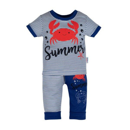 Kojenecké tričko s krátkým rukávem a tepláčky New Baby Summer