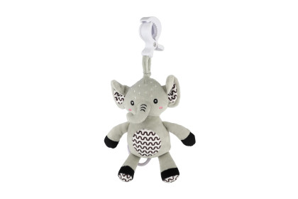 Natahovací hrací strojek plyš 30 cm závěs na postýlku/kočárek Babyted