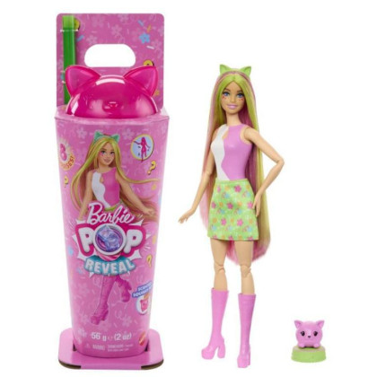 Pop Reveal Barbie koktejlové překvapení - kočička