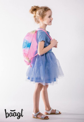 Set 3 Airy Rainbow Unicorn: aktovka, penál, sáček Baagl