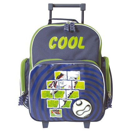 Školní batoh trolley Cool - Fotbal 3D míč