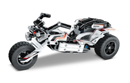 Stavebnice motorka 198 dílků na zpětné natažení iM.Master