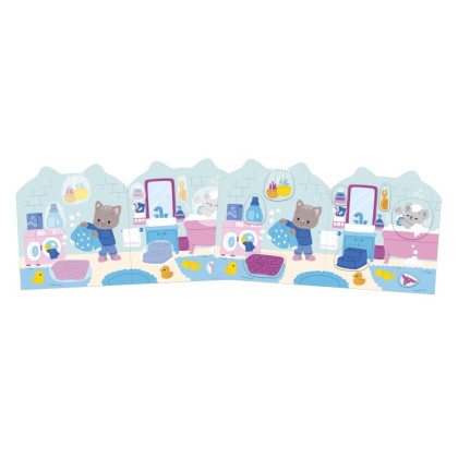 Samolepky Dům 7 předloh Stickers Janod