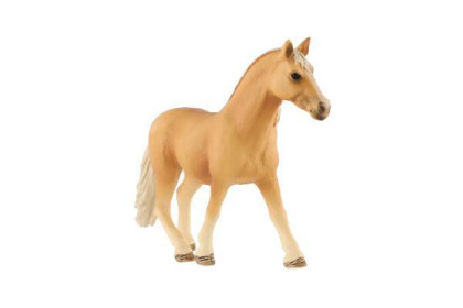 Kůň domácí palomino zooted plast 13 cm