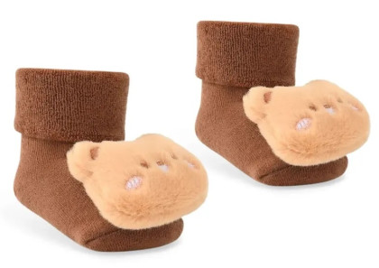 Kojenecké ponožky s plyšovou aplikací 0 - 6 měsíců Be Snazzy