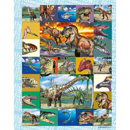 1000 samolepek v sešitu Dinosauři