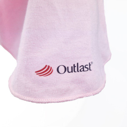 Kšiltovka tenká pirát Outlast®s UV faktorem 50+, růžová baby/růžová baby kytičky