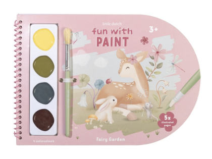 Omalovánky s vodovkami Little Dutch