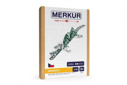 Stavebnice MERKUR Krokodýl mini 34 ks