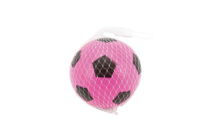 Míček fotbal guma 12cm mix barev v síťce
