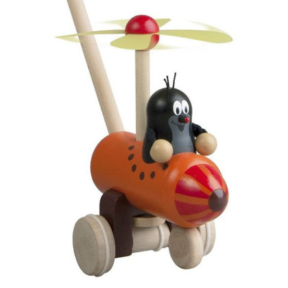 Strkadlo Krtek a vrtulník 60 cm