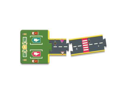 Gigant puzzle Závodní dráha Crazy Motors 26 ks Djeco