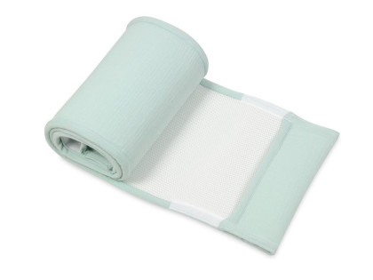 Mušelínový mantinel do postýlky Bump Air 180 x 30 cm Babymatex