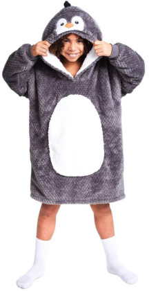 Hřejivá televizní mikinová deka s kapucí pro děti 7 - 12 let Cozy Noxxiez