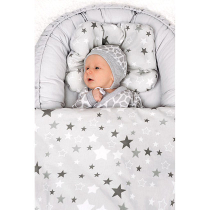 Luxusní hnízdečko s peřinkami pro miminko New Baby modří motýli