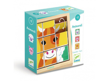 Otáčivé puzzle Farma Djeco
