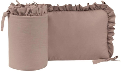 Ochranný bavlněný mantinel s volánkem Infantilo